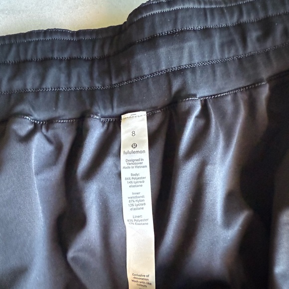 lululemon Black and Navy bundle size 8, 5inch Track That HR lined shorts - Picture 14 of 14